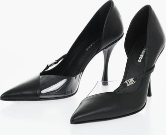 Dsquared2 ICON Pointed Toe Leather Pumps 10cm Dsquared2