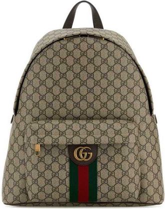 Gucci Printed Canvas Medium Ophidia Backpack