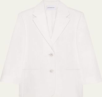 Givenchy Wool Two-Button Blazer