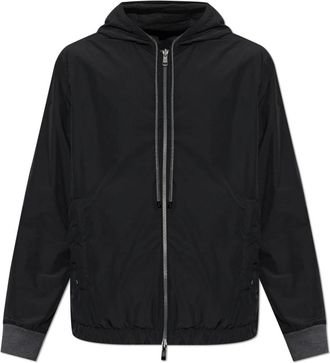 Moncler Jassen, Heren, Zwart, 2Xl, Katoen, Omkeerbare Jas