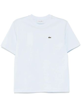 Lacoste Relaxed Soft t-shirt - women - Cotton - S - Blue
