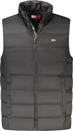 Tommy Hilfiger Black Nylon Mens Vest Mens Jacket