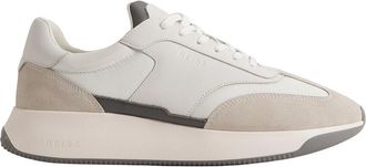 Reiss Emmett Suede & Leather Trainer