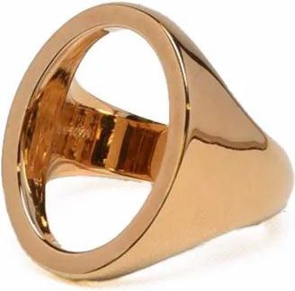 Maison Margiela Gold Brass Minimalist Ring