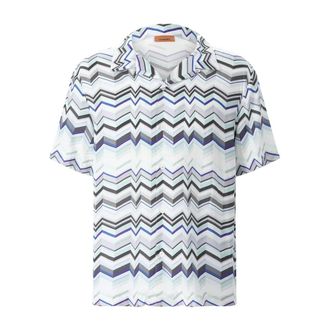 Missoni Short Sleeve Shirts, male, Multicolor, Size: 2XL Short Sleeve Shirt