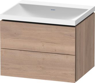 Duravit Duravit L-cube Conjunto En C Suspendido, 2 Cajones, Sin