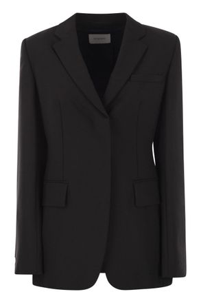 Max Mara Womens Ranghi - Stretch Wool Blazer - Black - Size EU 34 (Womens)