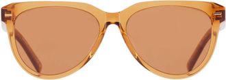 Miu Miu Brown Pilot Mens Sunglasses MU 12ZS 15T2Z1 56