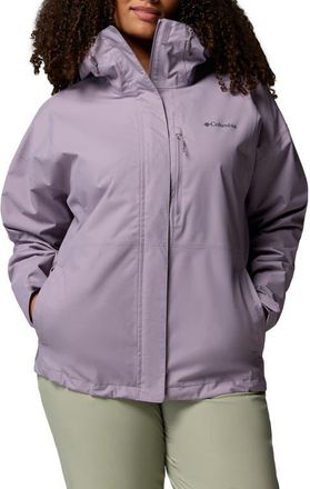 Columbia Hikebound II Waterproof Jacket in Shale Purple at Nordstrom, Size 1X