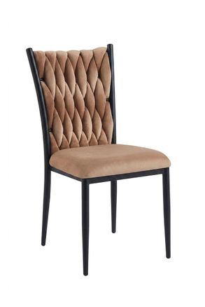 Regalos Miguel Sillas Comedor - Silla Wiwen Black Terciopelo - Champ&aacute;n
