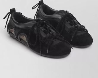 Simone Rocha cut out ballerina grip trainer sneaker