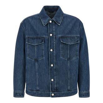Fendi Jeans Jacket - male - Fendi - Denim Jackets - Blue - L - Jackets
