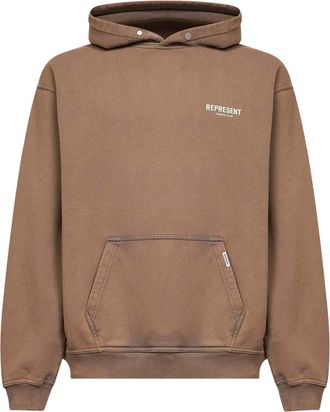 Represent Felpa con cappuccio - Marrone