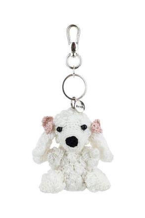 The Sak Yarnicharmz Hand Crochet Dangle - Dogs in White Poodle at Nordstrom