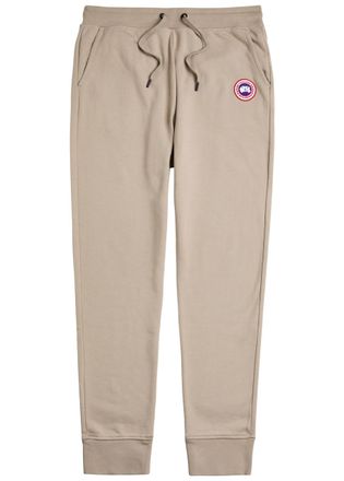 Canada Goose Huron Logo Cotton Sweatpants - Beige - Xxl