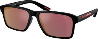 Prada PS 05YSF Asian Fit 1BO10A Mens Sunglasses Black Size 58