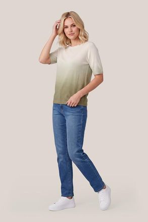 Mart Visser Cecile Top Offwhite / Olijfgroen