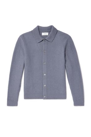 Mr P. Textured Wool and Cashmere-Blend Overshirt