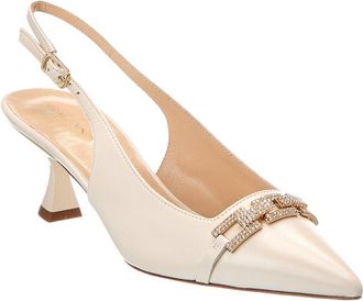 Baldinini Leather Slingback Pump