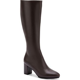 Aerosoles Brynn Block Heel Boot in Java Nappa at Nordstrom, Size 6.5