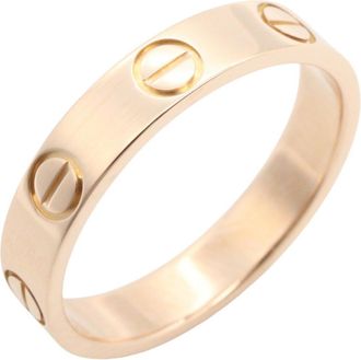 Cartier Gold Pink Gold (18K) Band Ring (Pre-Owned)