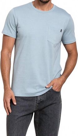Moorer Bruzio Crew Neck Short Sleeve T-Shirt In Azzurro