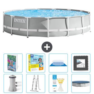 Intex Piscina Prism Frame Redonda - 457x107 Cm - 9-piezas S607