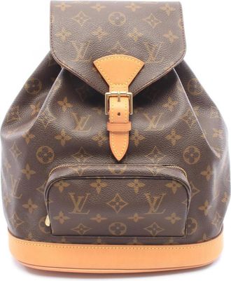 Louis Vuitton Brown Monogram Monogram Leather Backpack (Pre-Owned)