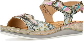 L'Artiste by Spring Step Offtrak Womens Wedge Shoes Grey : EU 42 (US Womens 10.5-11) M, Leather