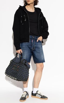 Dsquared2 Marine Denim Shorts, Mens, Navy Blue