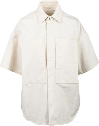 Jil Sander Camicia Over - Dames - Overhemden - Wit - S - Katoen - Overhemden