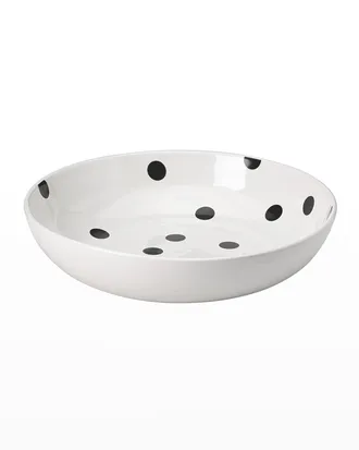 Kate Spade New York deco dot large low salad bowl