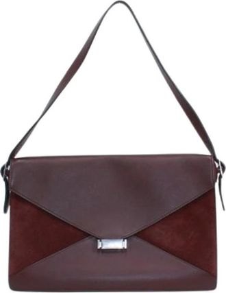 Celine Pre-owned Shoulder Bags, female, Red, Size: ONE SIZE Pre-owned Vintage Clutch Shoulder Bag