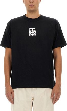 Obey T-Shirt With Logo-Uomo