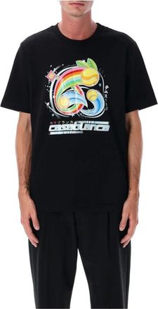 Casablanca Manga Tennis Ball T-Shirt Black