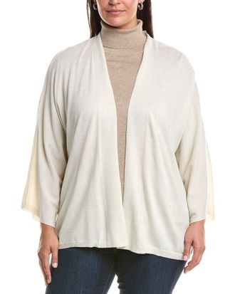 Marina Rinaldi Plus Babele1234 Wool-Blend Cardigan