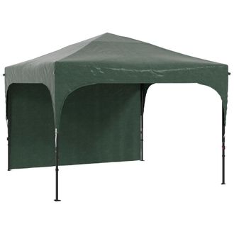 OUTSUNNY Carpa plegable 300x300x265 cm verde