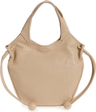 Marni Small Trunkaroo Leather Tote in Dune at Nordstrom