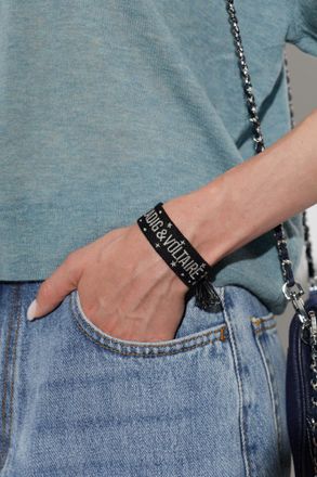 Zadig&Voltaire Bracelet With Logo, Womens, Black