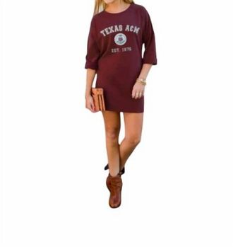 Gameday Couture Texas A & m University Perfect To A Tee In Burgundy