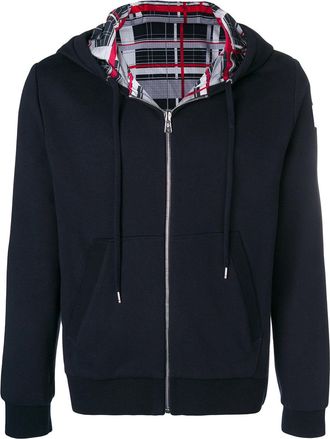 Moncler hooded jacket - men - Cotton/Polyamide - S - Blue