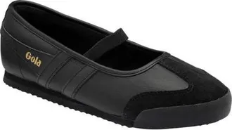 Gola Celestra Leather Mary Jane Sneaker in Black/black at Nordstrom, Size 8.5