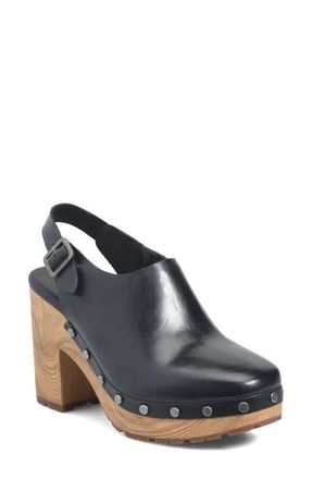 Kork-ease Sienna Slingback Platform Clog in Black F/G at Nordstrom, Size 10