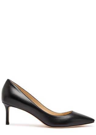 Jimmy Choo London Romy 60 Leather Pumps - Black