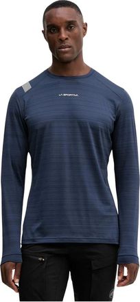 La Sportiva Tour Long Sleeve - Heren - Sport - Blauw - Maat: S Poliester