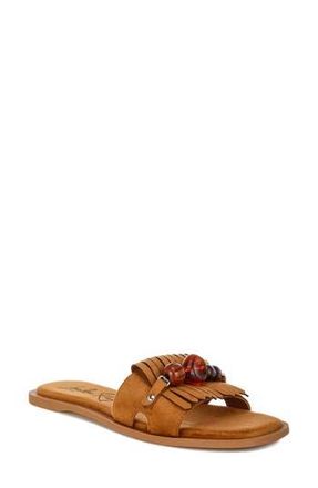 London Rag Dinasa Slide Sandal in Tan at Nordstrom Rack, Size 7.5