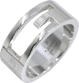 Gucci Silver 925 Band Ring (Pre-Owned)