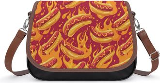 Generic Dot Dog Pattern Fashion Womens Crossbody Bags Novelty Handbag Shoulder Bag Purse