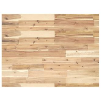 Berkfield Home Desk Top Untreated 80x60x2 cm Solid Wood Acacia in Brown | Size: 80 x 60 x 2 cm