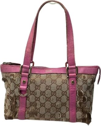 Gucci Pre-owned Vintage Handtas - Dames - Vintage Handtas - Veelkleurig - ONE Size - Leer - Vintage